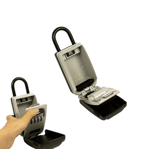 Security 4 Digit Combination Cable Lock Box With Luminous Dials