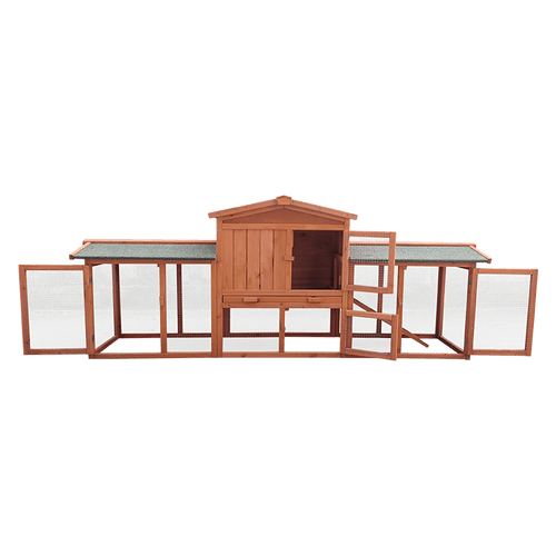 Rabbit Hutch Hutches Large Metal Run Wooden Cage Chicken Coop Guinea Pig