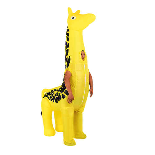 Giraffe Fancy Dress Inflatable Suit -Fan Operated Costume