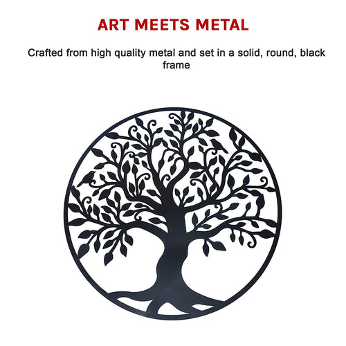 99cm Wall Art Hanging Metal Iron Sculpture – Garden or Home Decorative Feature Piece
