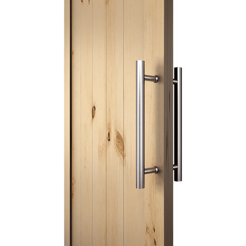 Round 300mm Push Pull Stainless Steel Door Handle Entrance Entry Shower Glass