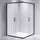 1200 x 1000mm Sliding Door Nano Safety Glass Shower Screen in Black