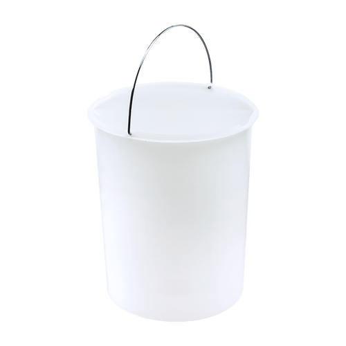 Kitchen Swing Pull Out Bin Stainless Steel Garbage Rubbish Waste Trash Can 14L