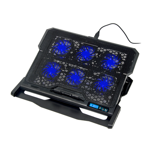 Laptop Cooling Pad with Fan – Adjustable Stand for 11–17'' Notebooks & Gaming Laptops