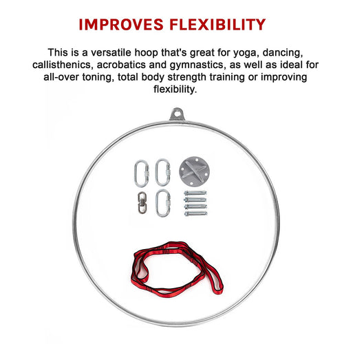 Aerial Yoga Hoop 90CM Lyra Circus Aerial Ring