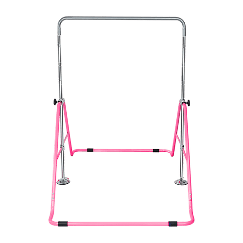 Kids Gymnastics Bars Training Horizontal Bar Monkey Kip Bar Pink