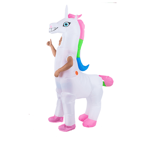 Giant Unicorn Fancy Dress Inflatable Suit -Fan Operated Costume