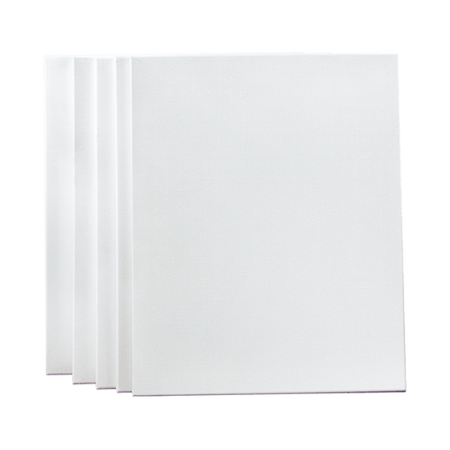 5 pack of 50x60cm Artist Blank Stretched Canvas Canvases Art Large White Range Oil Acrylic Wood