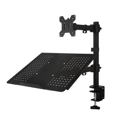 Monitor Mount & Laptop and Tablet Shelf Stands Holders Adjustable Workspace Arm
