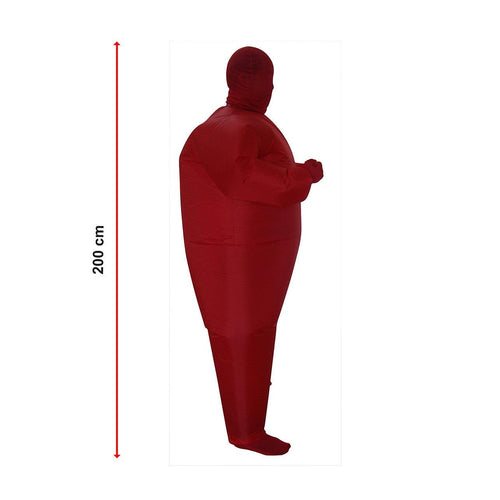 Inflatable Plain Red Fancy Dress Costume