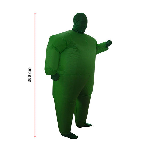 Inflatable Plain Green Fancy Dress Costume