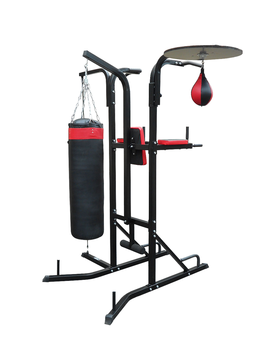 HOMCOM Punching Boxing Workout Speedball Platform Punch Bag Frame Swivel  Bracket MMA Exercise Training Workout W/Ball-Red/Black | Aosom UK