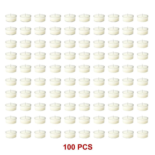 Bulk Buy Unscented SOY WAX Tealights, Soy Wax Tealight Candles - (100pc per set)    