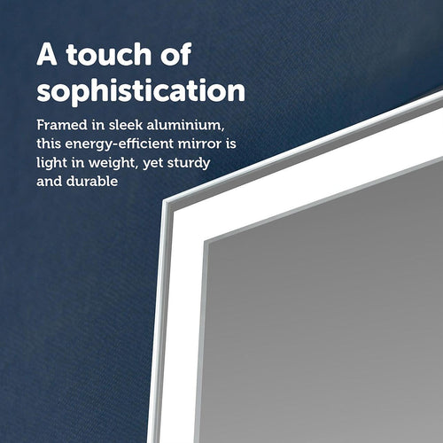 LED Full Length Mirror Standing Floor Makeup Wall Light Mirror 1.6M