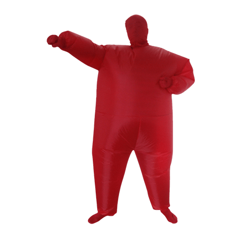 Inflatable Plain Red Fancy Dress Costume
