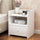 Bedside Tables Drawers Side Table Bedroom Furniture Nightstand White Unit