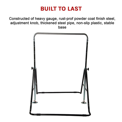 Black Kids Gymnastics Bars – Training Horizontal Monkey Kip Bar