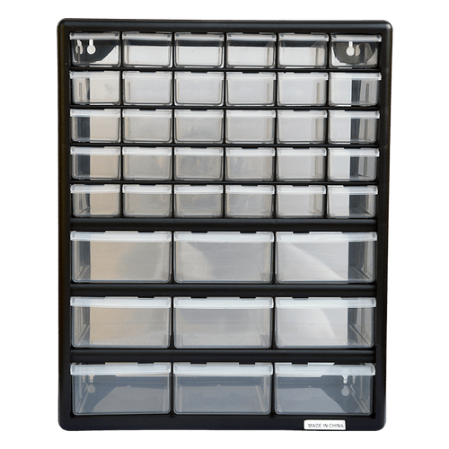 Storage Cabinet Drawers 39 Plastic Tool Box Containers Organiser Cupboard 