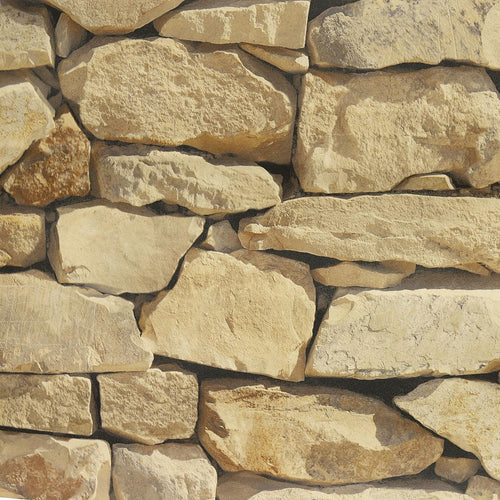 Rustic Rock Brick Wallpaper 