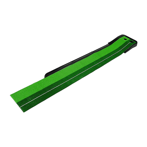 Indoor Practice Putting Green 2.5m Mat Inclined Ball Return Fake Grass 2 Holes