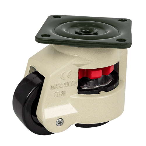 Leveling Casters Swivel Workbench Adjustable Wheel 1000KG Retractable 4PCS