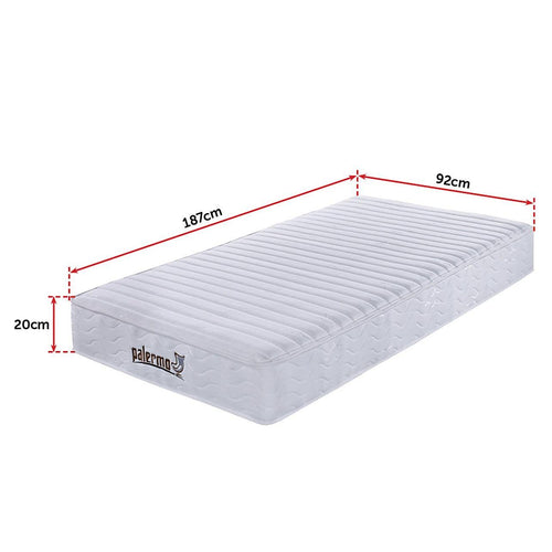 Contour Encased Coil Single Mattress - CertiPUR-US Certified Foam
