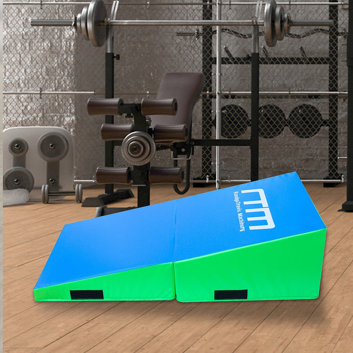 120x60x35cm Foldable Soft Incline Gymnastics Mat Wedge Yoga Gym Balance Training