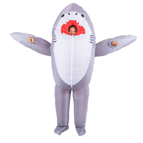 Shark Fancy Dress Inflatable Suit -Fan Operated Costume