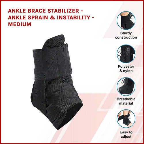 Medium Ankle Brace Stabilizer - Ankle sprain & instability