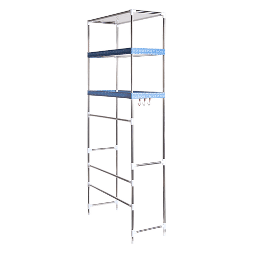 Storage Shelves Shelf 3 Tier Rack Portable Laundry Stand Unit Organiser