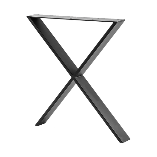 X-Shaped Table Bench Desk Legs Retro Industrial Design Fully Welded