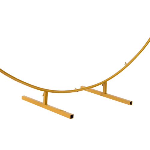 2M Wedding Hoop Round Circle Arch Backdrop Flower Display Stand Frame Background Gold