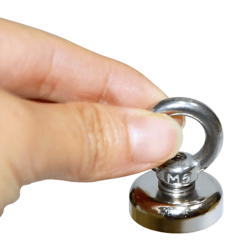 12Kg SALVAGE Strong MAGNET N52 Neodymium Eyebolt Circular Ring