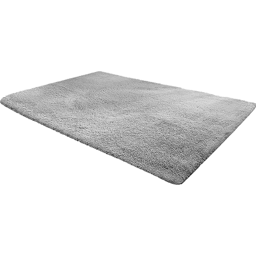 200x140cm Floor Rugs Large Shaggy Rug Area Carpet Bedroom Living Room Mat Grey