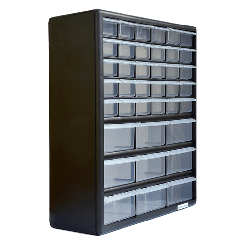 Storage Cabinet Drawers 39 Plastic Tool Box Containers Organiser Cupboard 