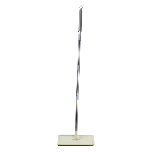 4x Microfiber Pads Flat Mop Bucket Kit 360 Rotating Self Wash Cleaning