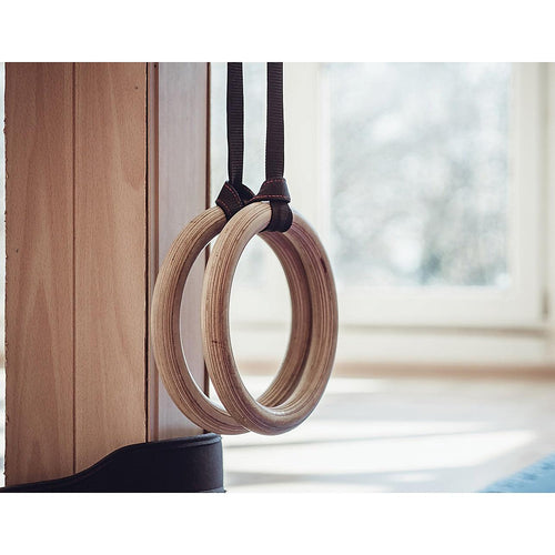 Birch Wood Gymnastic Rings 