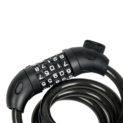 Security 5 Digit Combination Bike Cable Lock with Mounting Bracket