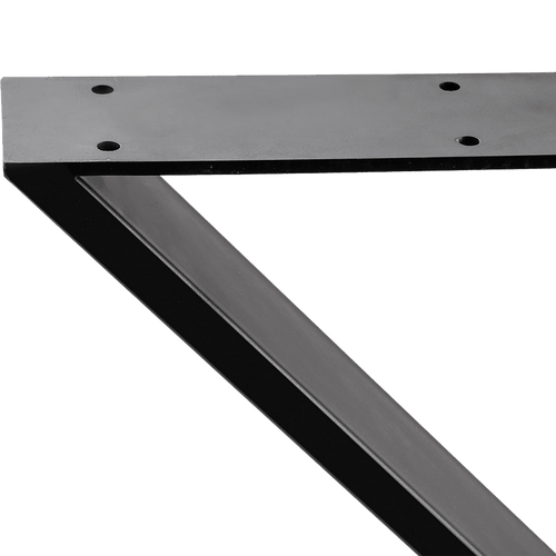 X-Shaped Table Bench Desk Legs Retro Industrial Design Fully Welded