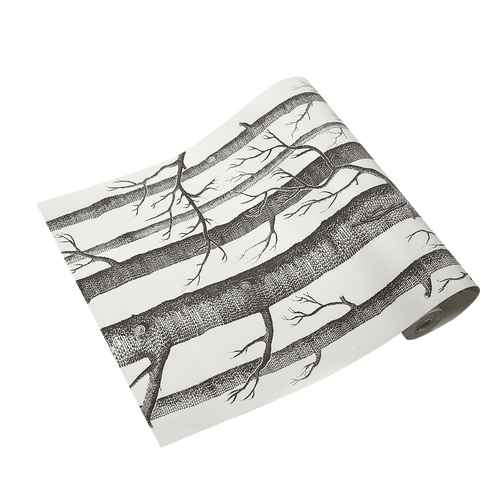 Wallpaper White Birch Tree Non-woven Wall Paper Roll