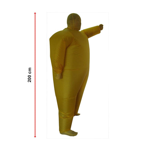 Inflatable Plain Yellow Fancy Dress Costume