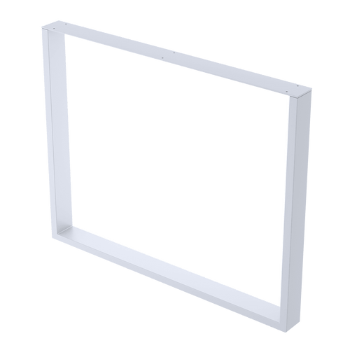 Rectangular-Shaped Table Bench Desk Legs Retro Industrial Design Fully Welded - White