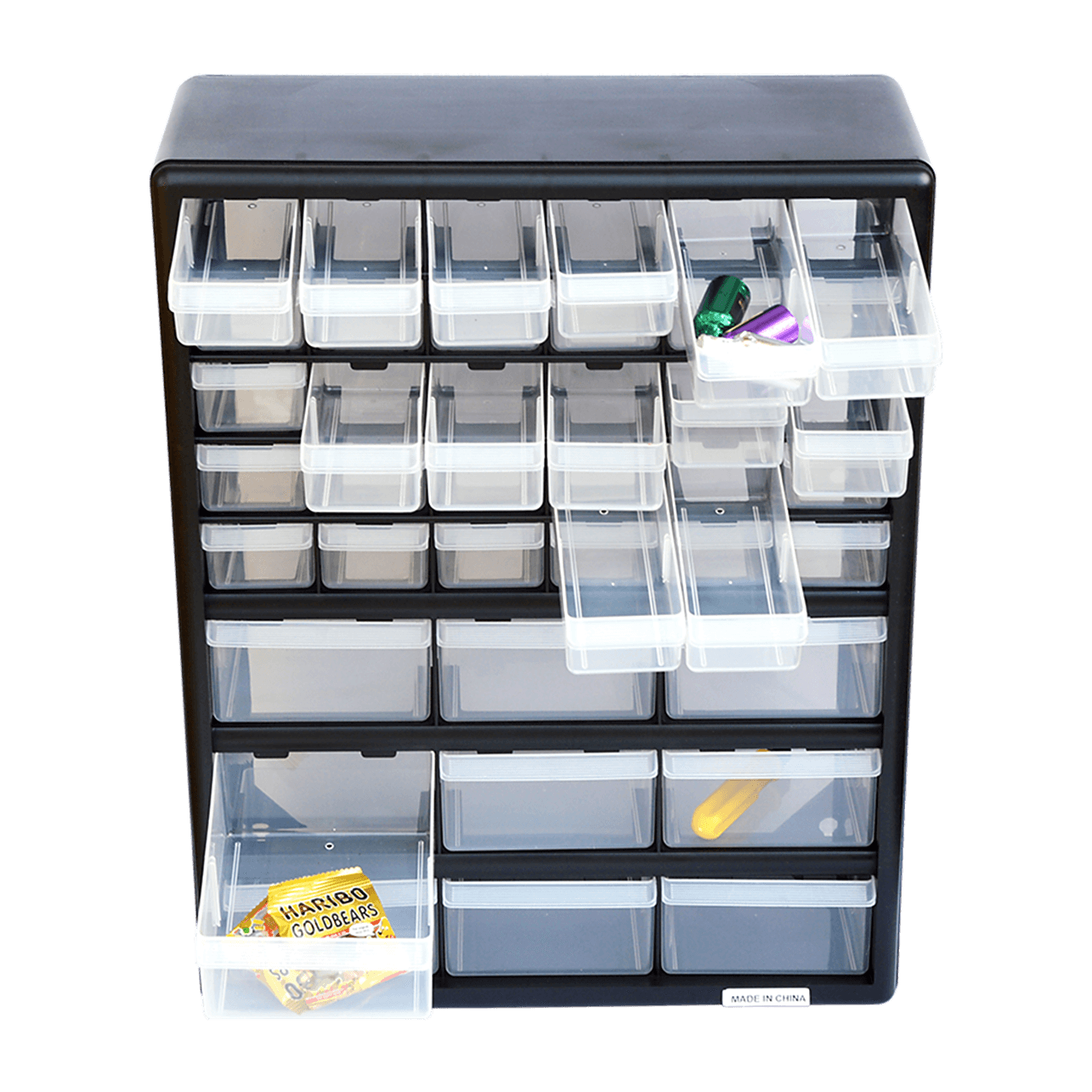 Large Storage Organizer, 39 Compartment, Plastic