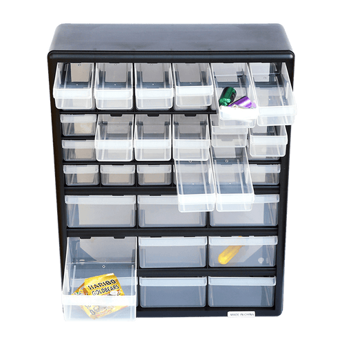 Storage Cabinet Drawers 39 Plastic Tool Box Containers Organiser Cupboard 