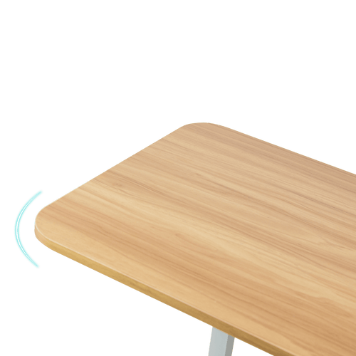 Wood Computer Desk PC Laptop Brown Table Workstation Office Study Home Furniture