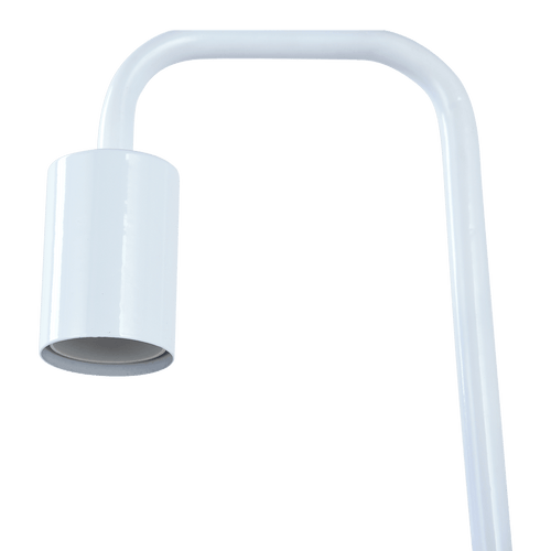 Modern White Table Lamp Desk Light Timber Base Bedside Bedroom