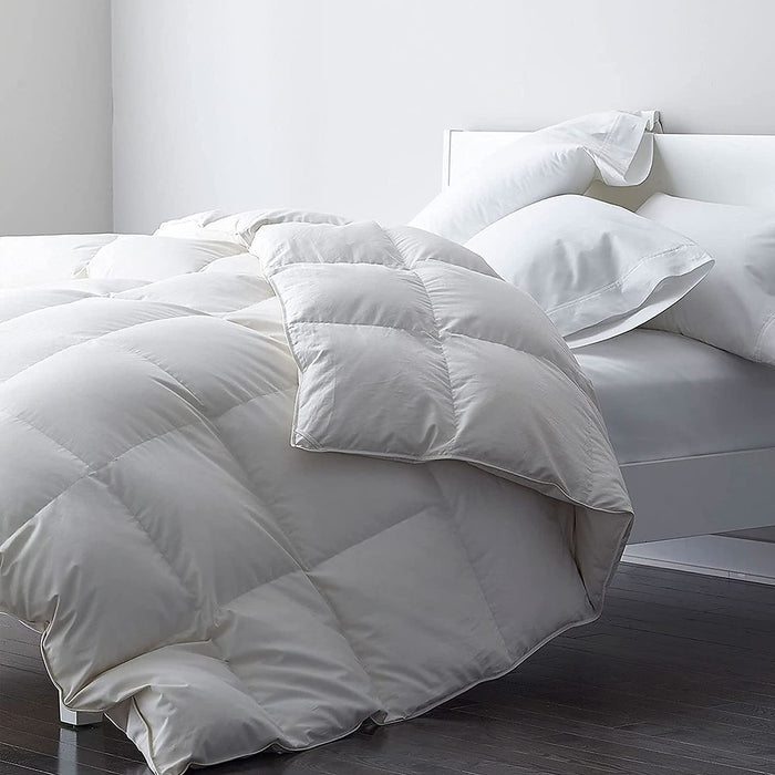 100% White Goose Feather Duvet / Quilt - King Single