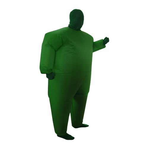 Inflatable Plain Green Fancy Dress Costume