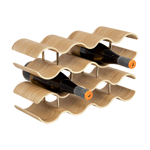 Wooden Wave Wine Rack/Creative Home Grape Wine Holder Shelf Cabinet/Bottle Rack