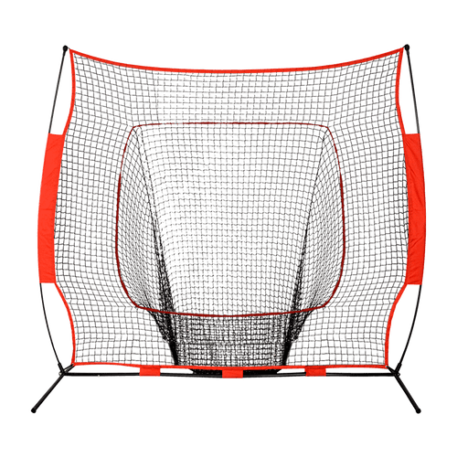 Portable Baseball Training Net Stand Softball Practice Sports Tennis